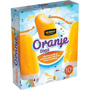 Jumbo Oranje Tops 10 Stuks