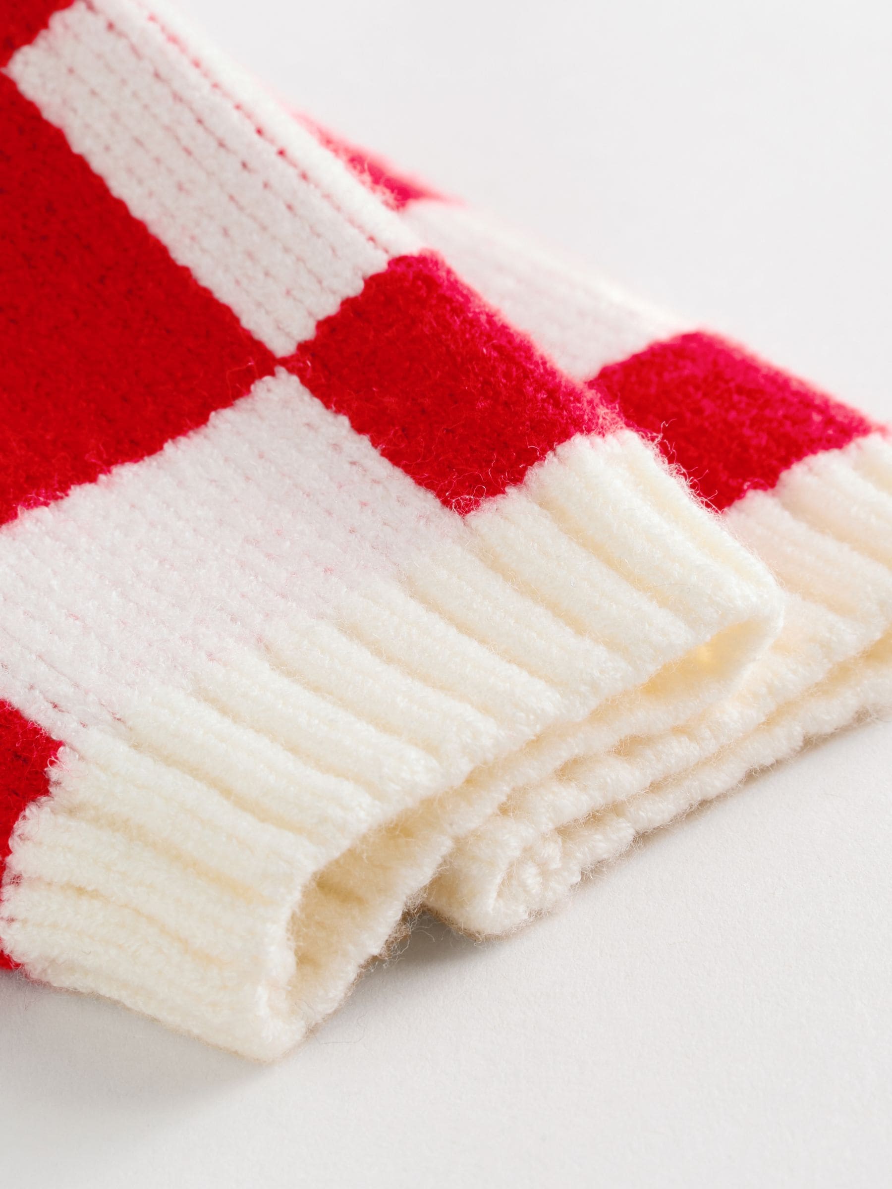 Rood Kerstman dambord - Kerst babytrui en leggings set (0mnd-2jr)