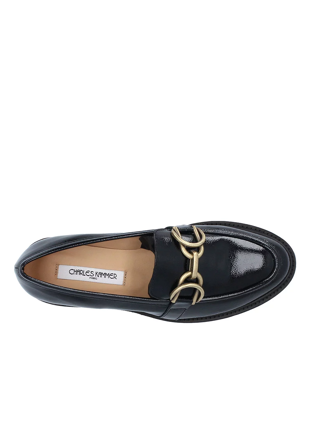 MOCASSIN SABIN VERNIS NOIR