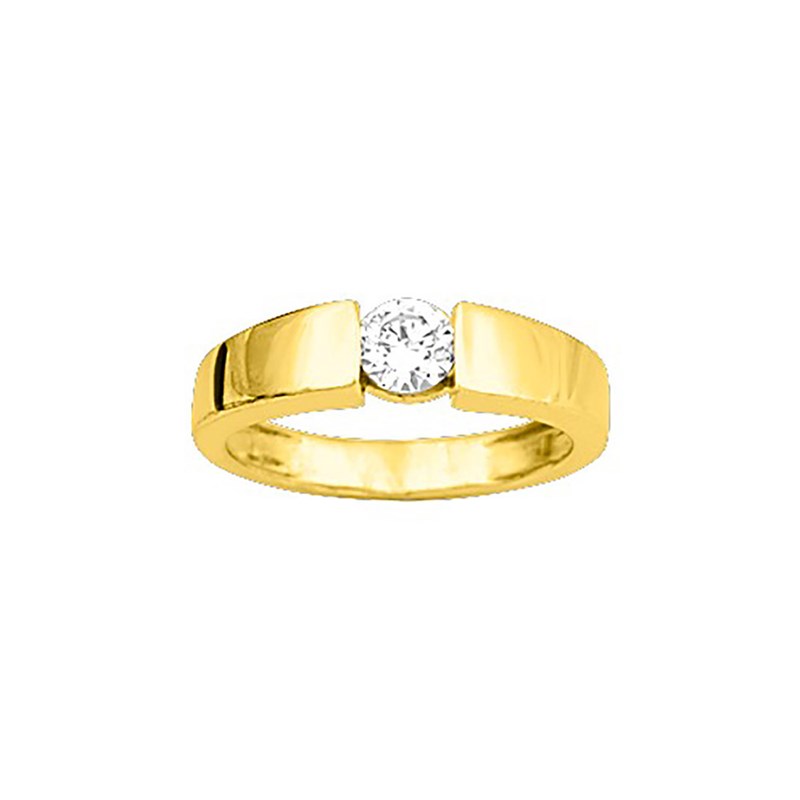 Bague Femme - Oxyde de zirconium - Or 18 Carats