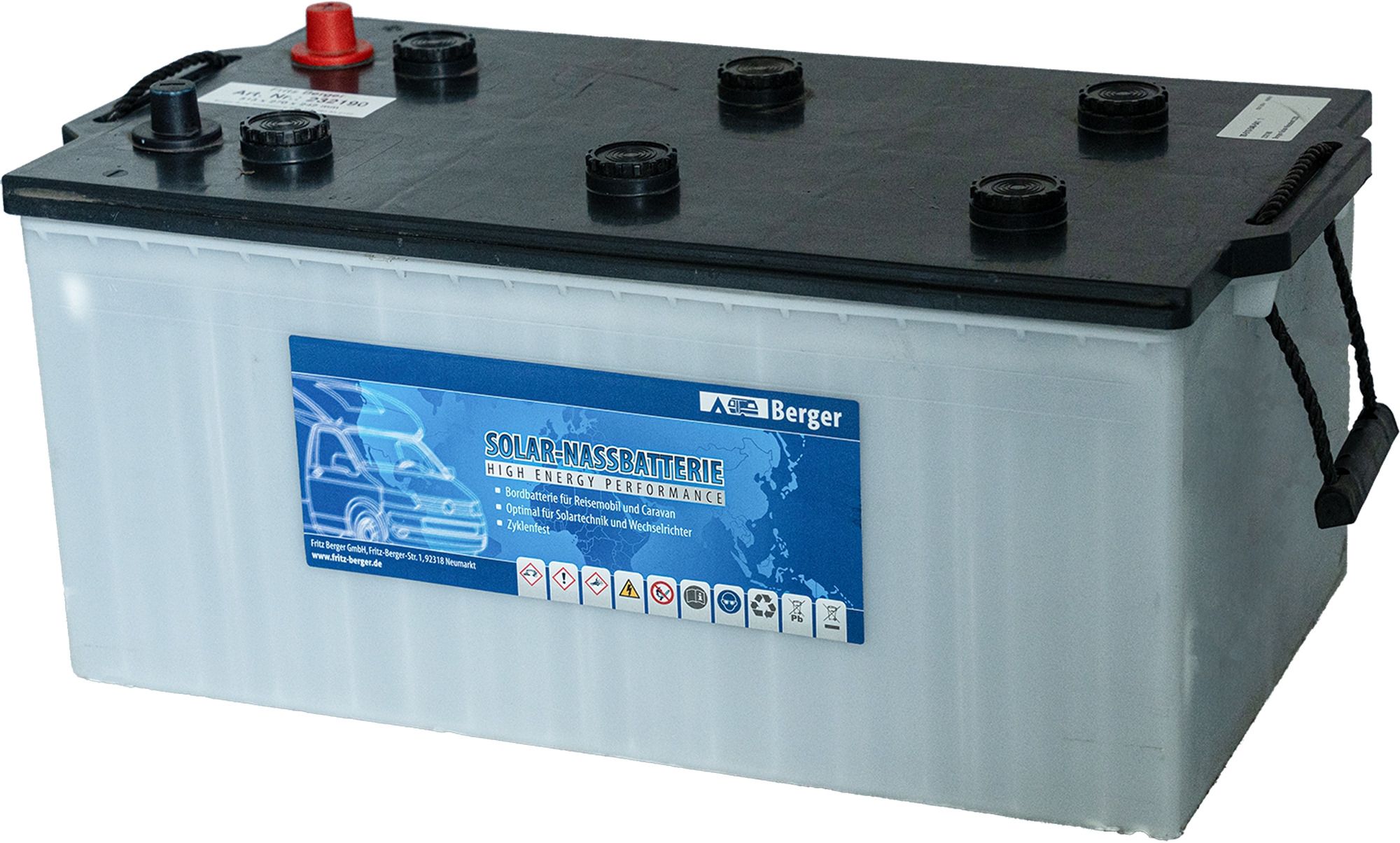 Berger Solar Nassbatterie 12V / 250 Ah