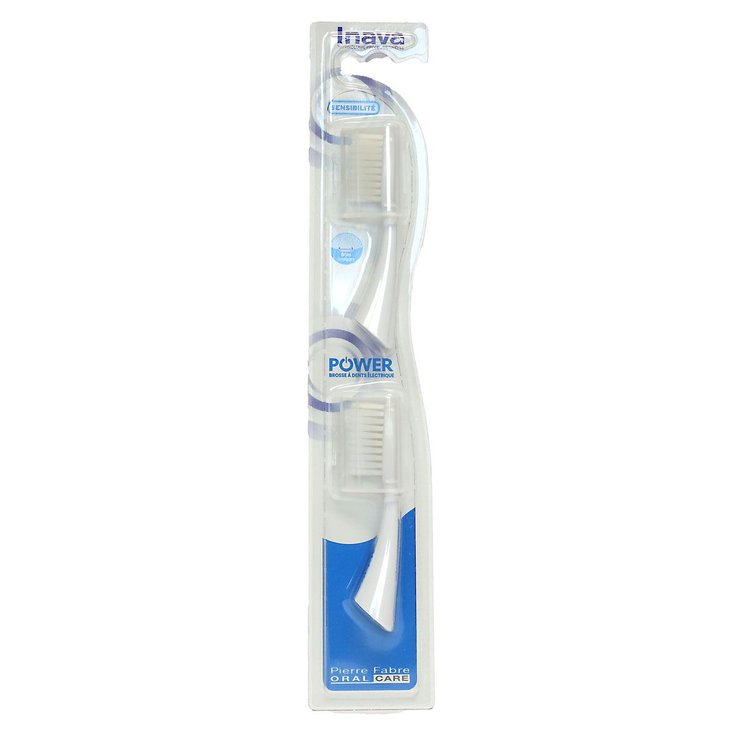 Power 2 brossettes de rechange sensibilité Blanc