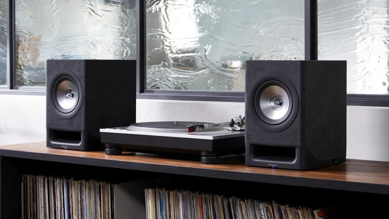 Technics SC-CX700E Noir mat (la paire) Enceintes sans fil hi-fi
