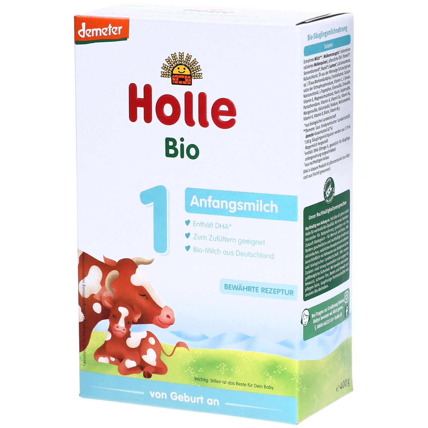 Holle Bio 1 Anfangsmilch von Geburt an