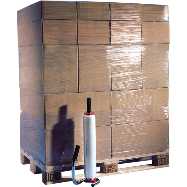 Folie, handrol stretchfilm, LLDPE, 50cm, 270m, 23my, transparant