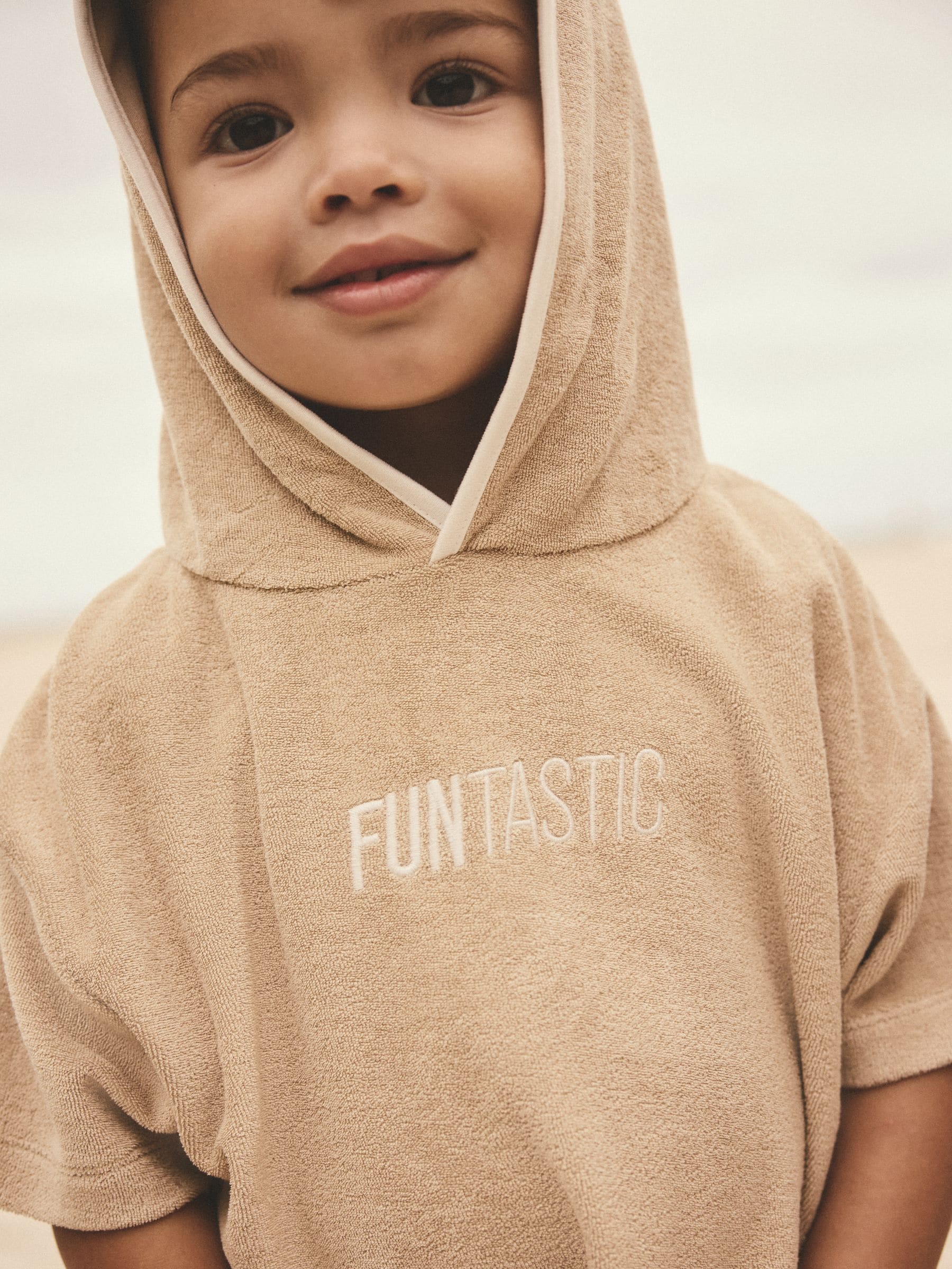 Taupe - 100% katoenen badstofset (3mnd-7jr)