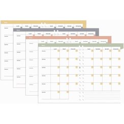 Quo Vadis - Agenda perpétuel - Spiralé - Semainier Horizontal - Français - Eterny - Multicolore - Perpétuel - 15x21 cm