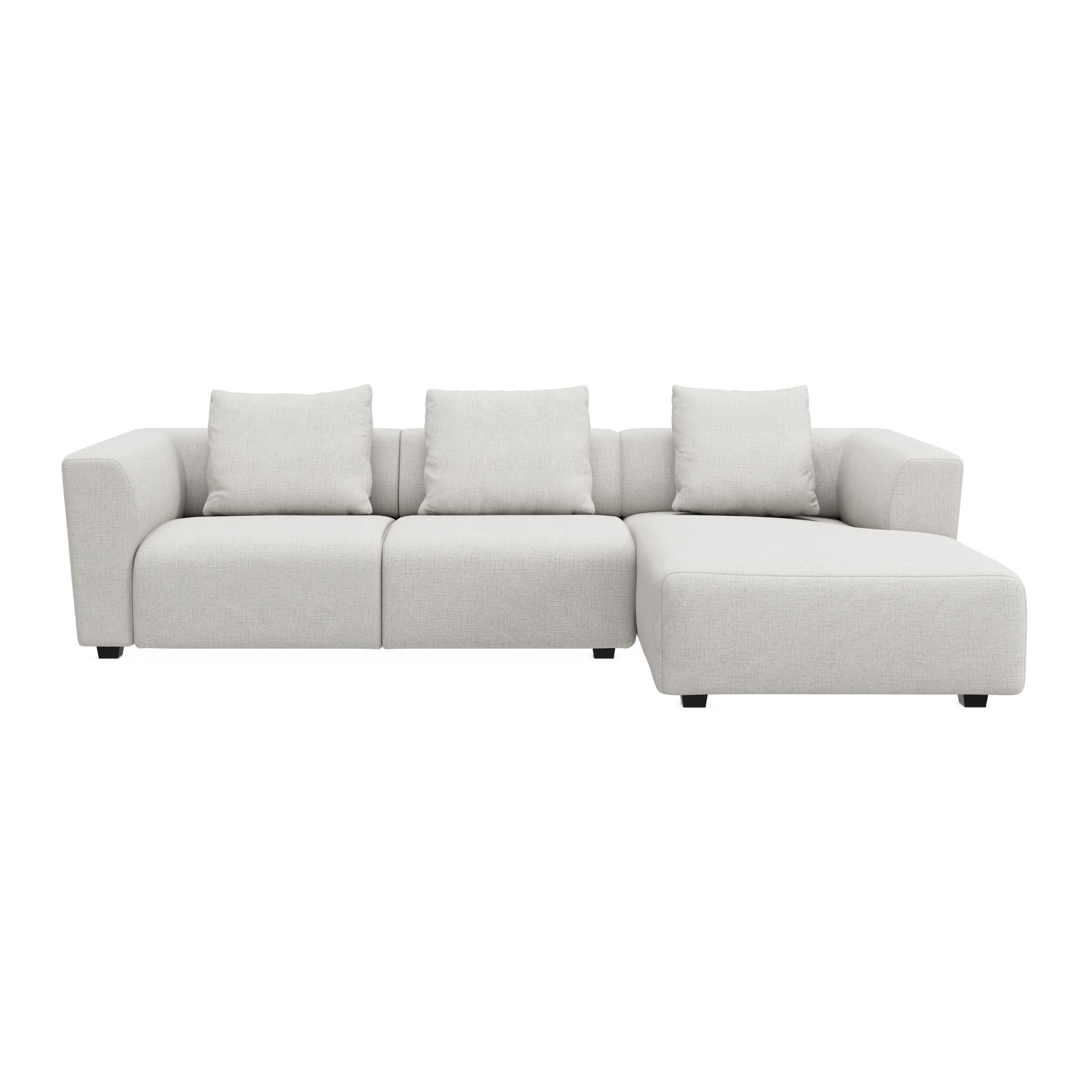 Solaro højrevendt sofa med chaiselong