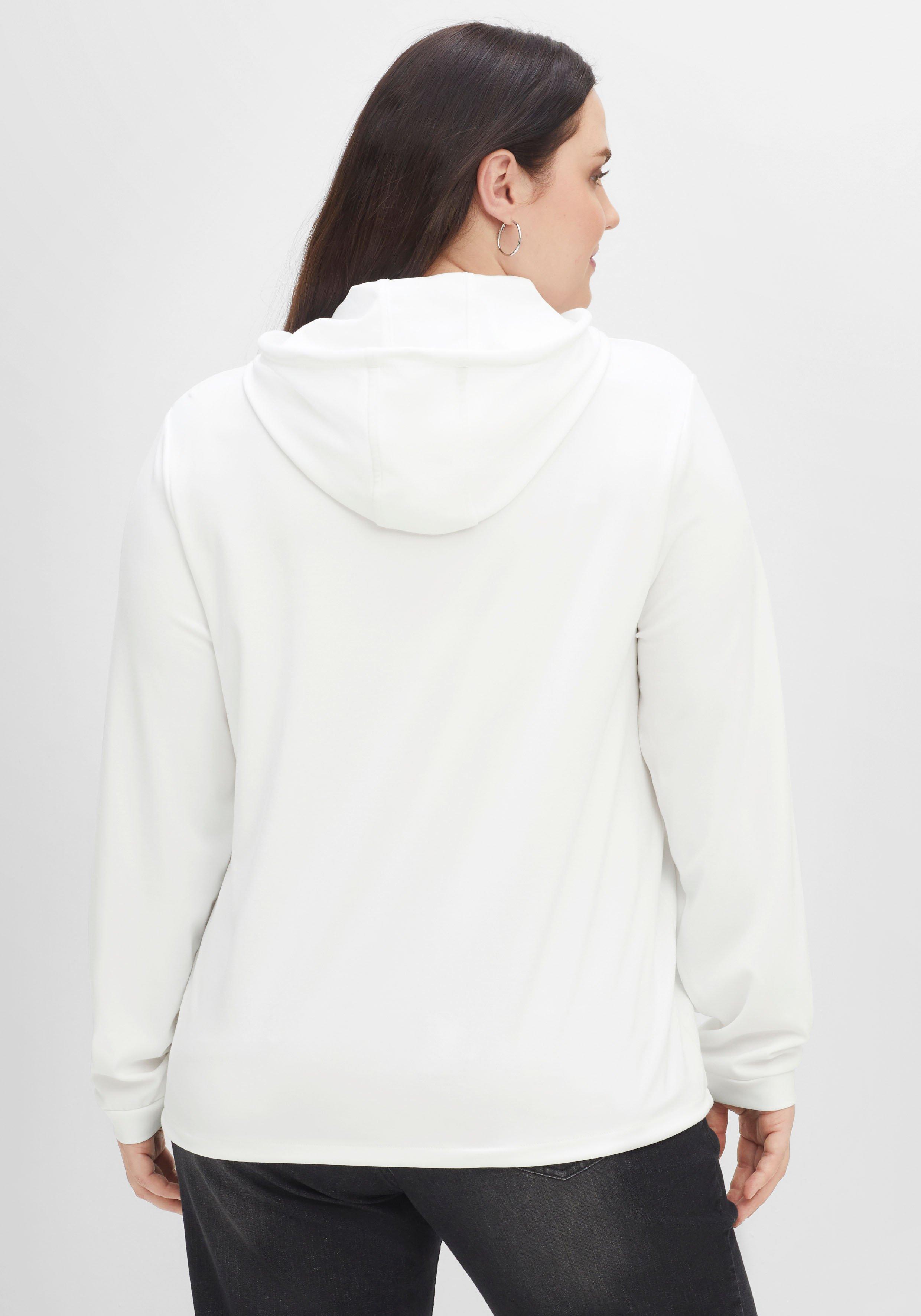 Kapuzensweatshirt mit Frottee-Stickerei