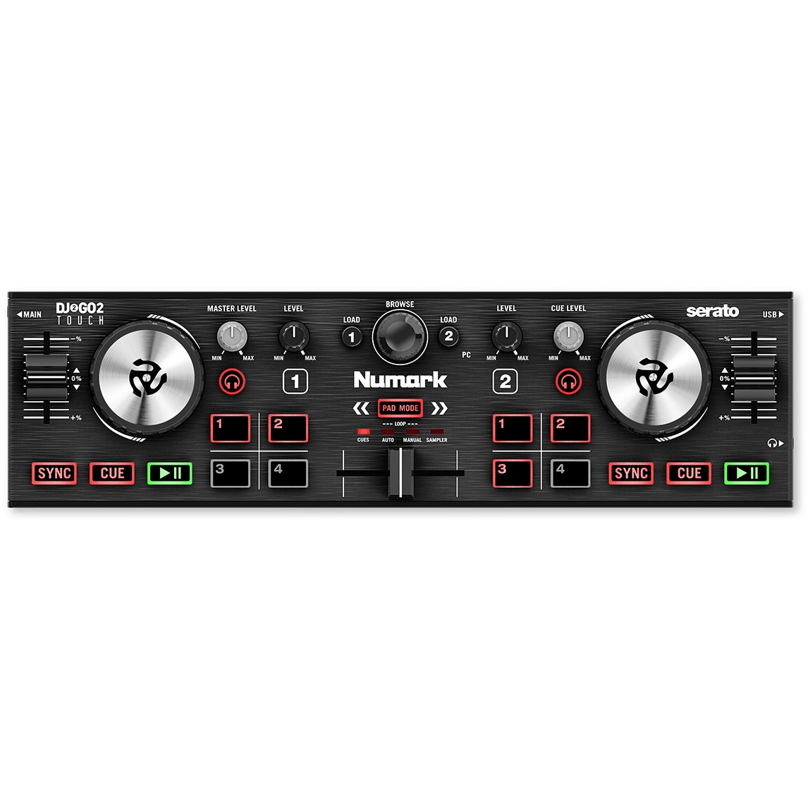 Numark DJ2GO2 Touch DJ-controller