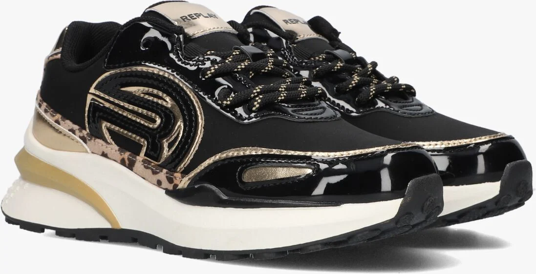 REPLAY gouden replay lage sneakers athena jr