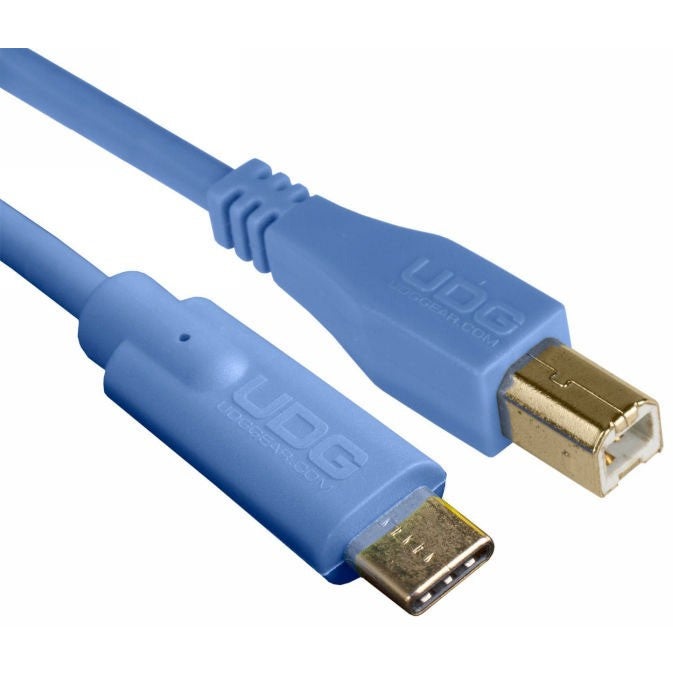 UDG U96001LB USB 2.0 USB-C - USB-B 1.5 meter blauw