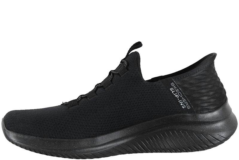 SKECHERS ULTRA FLEX 3.0 - RIGHT AWAY BLACK SLIP-INS SNEAKER