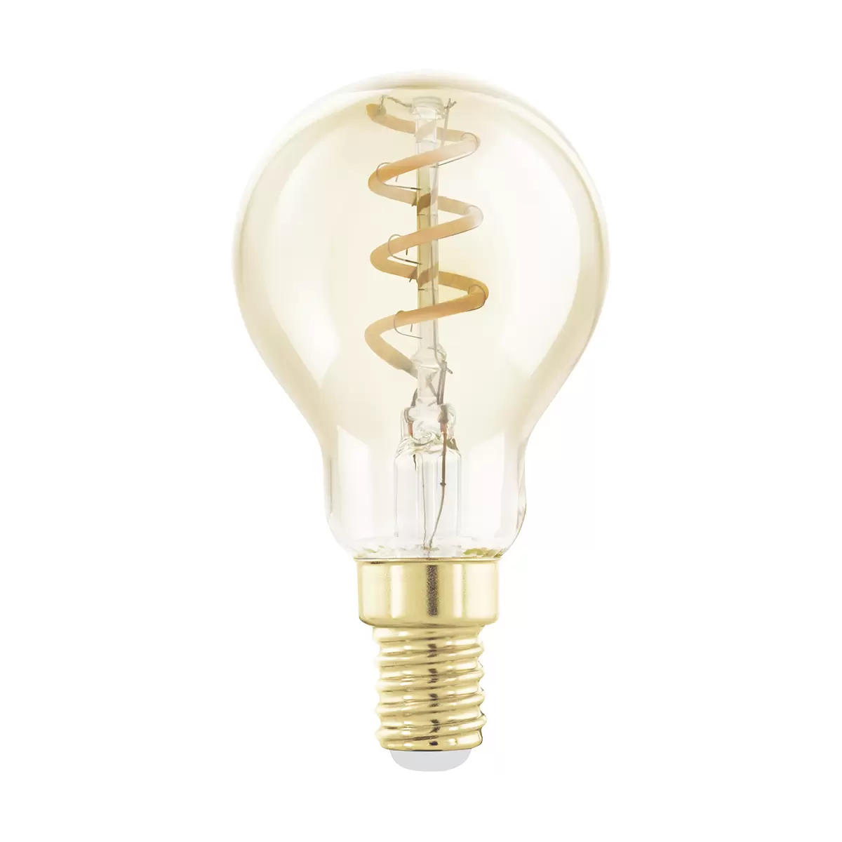 LED-Leuchtmittel Vintage E14 gold,transparent