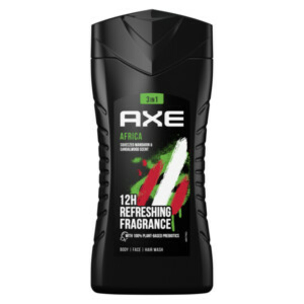 6x Axe 3-in-1 Douchegel Africa250 ml