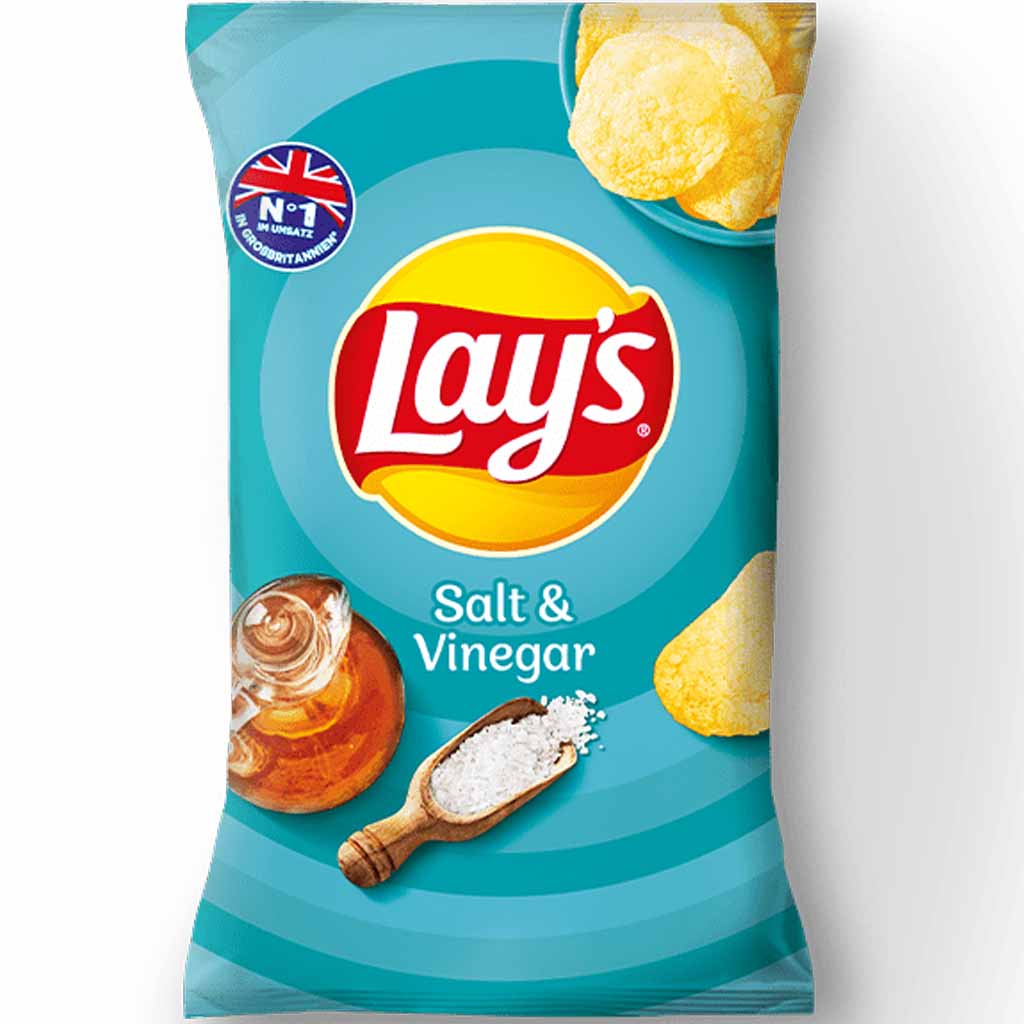 Lays Kartoffelchips Salt & Vinegar 150g MHD:30.3.25