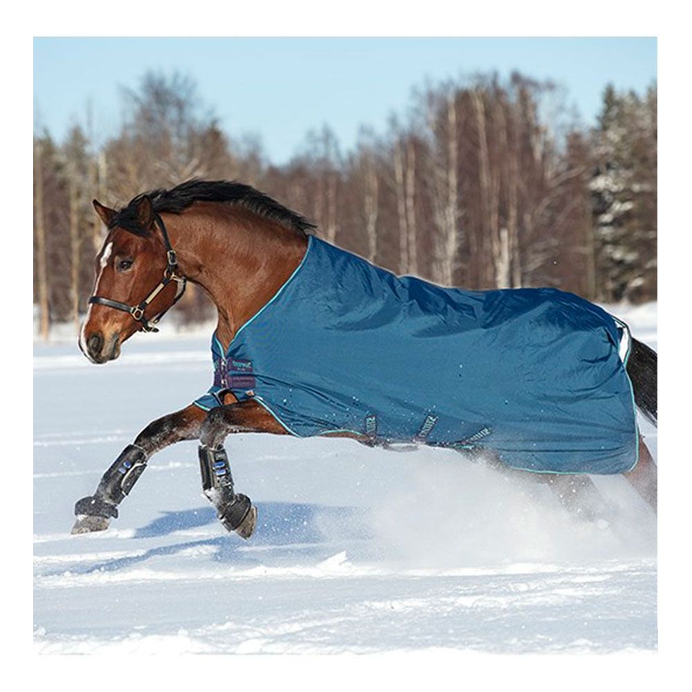 Horseware RHINO ORIGINAL VARI-LAYER 250G - Couverture de paddock navy/grey/aqua/grey