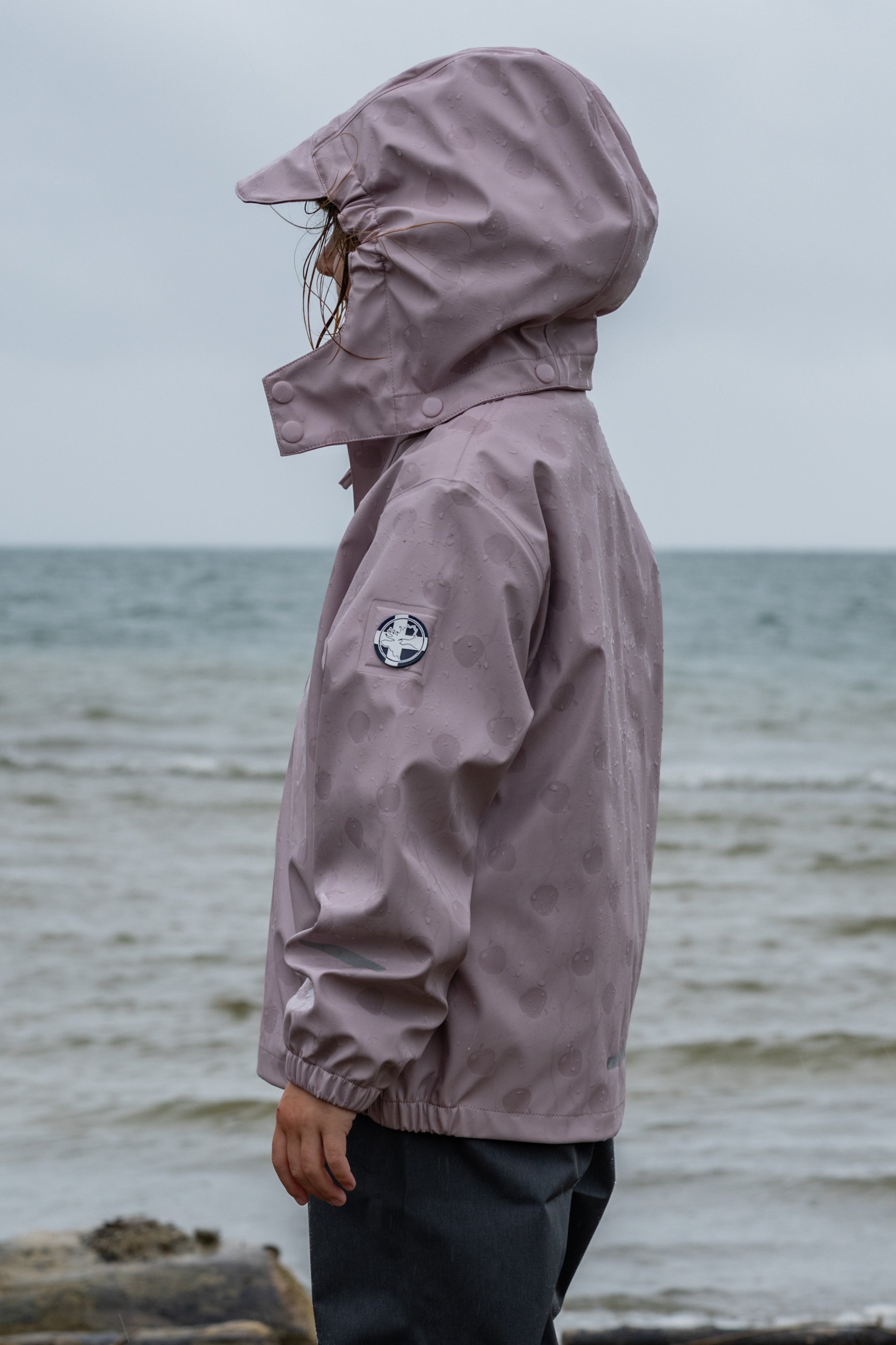 Kinder Regenjacke Jori violet ice