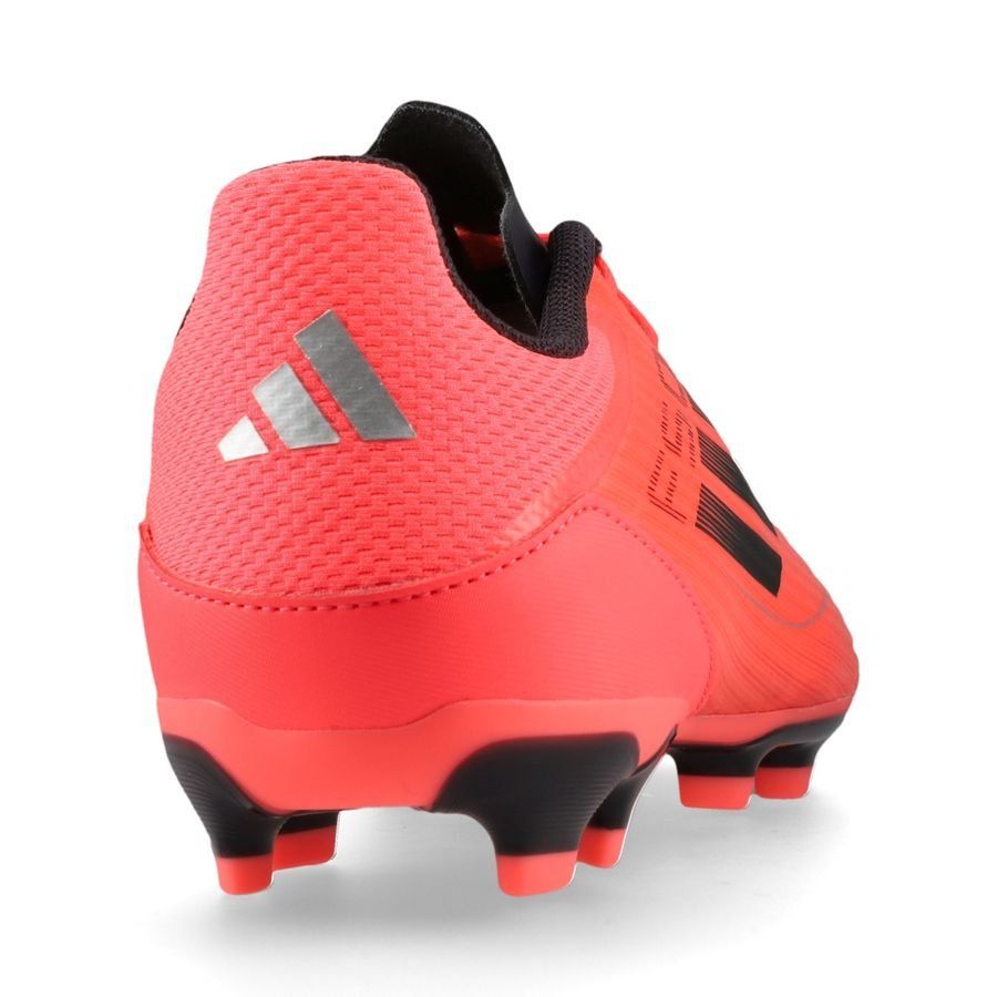 adidas F50 League MG Vivid Horizon - Turbo/Aurora Black/Argenté Enfant