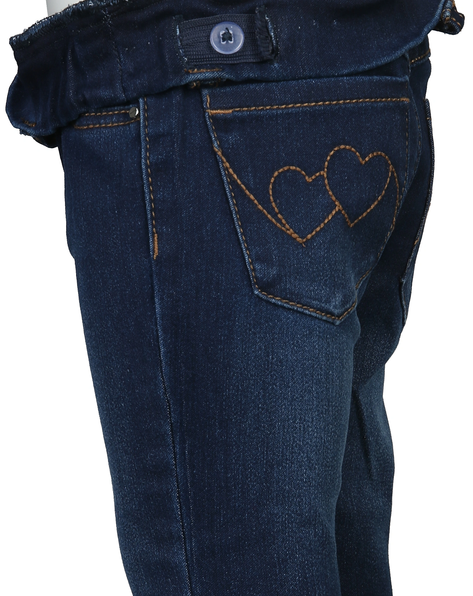 Jeanshose HEARTS MINI in dark blue denim