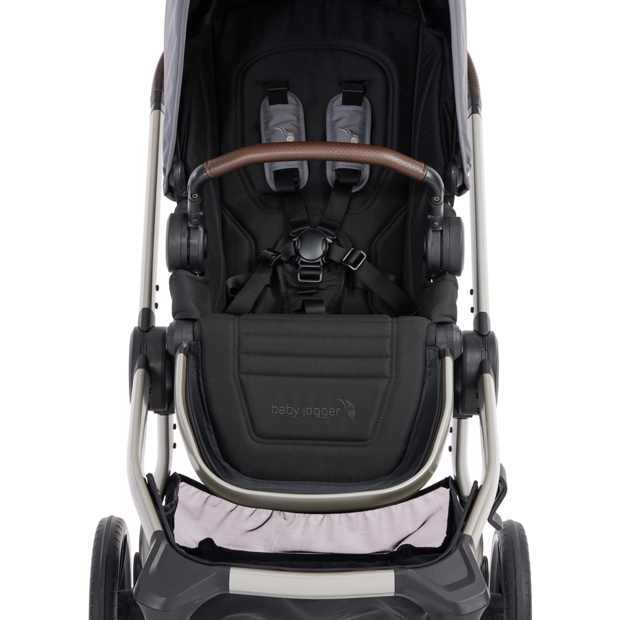 baby jogger Kinderwagen City Sights inkl. Babywanne Dark Slate und Wetterschutz
