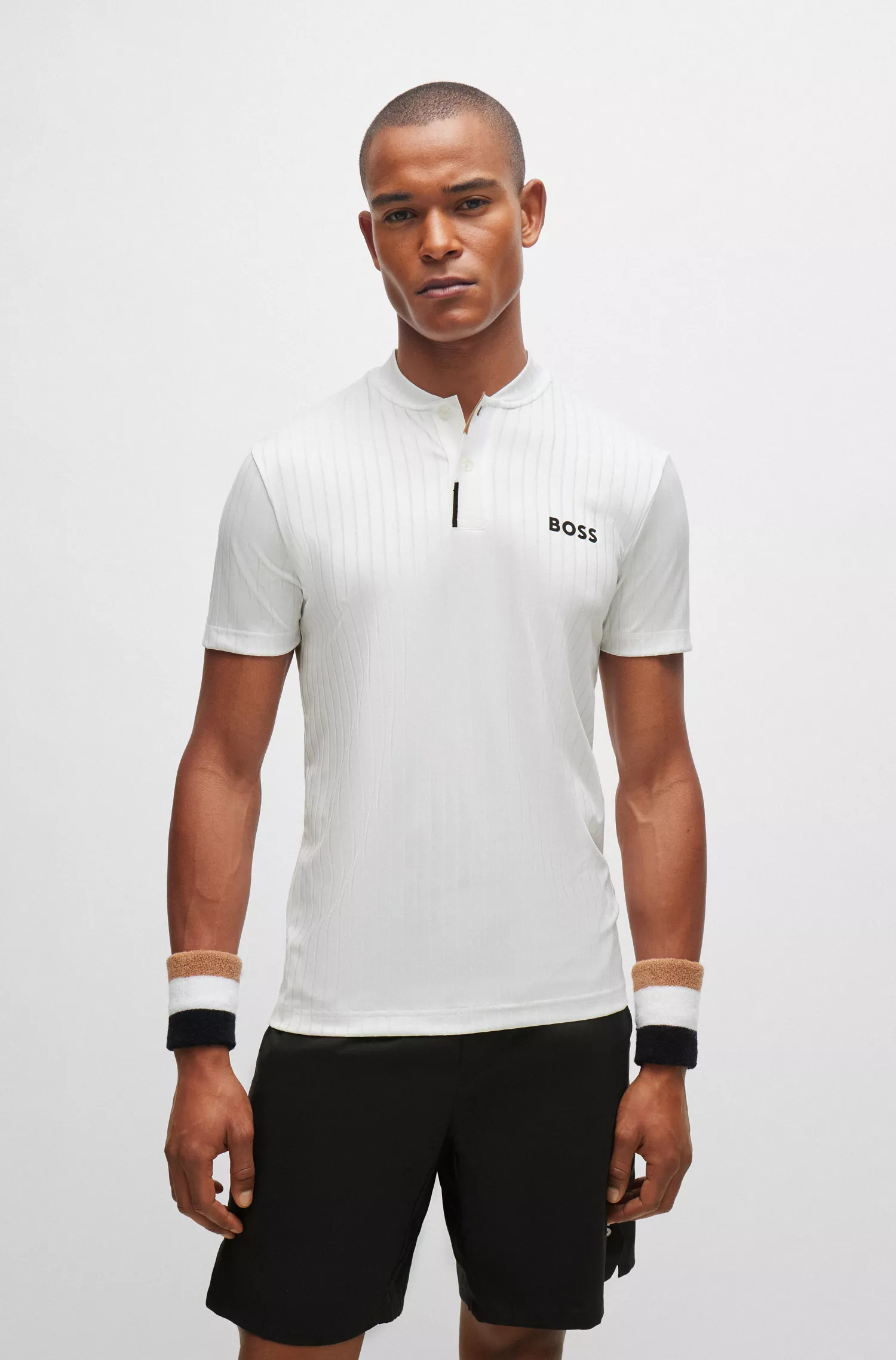 Camisa polo slim fit BOSS Green-BOSS x Matteo Berrettini