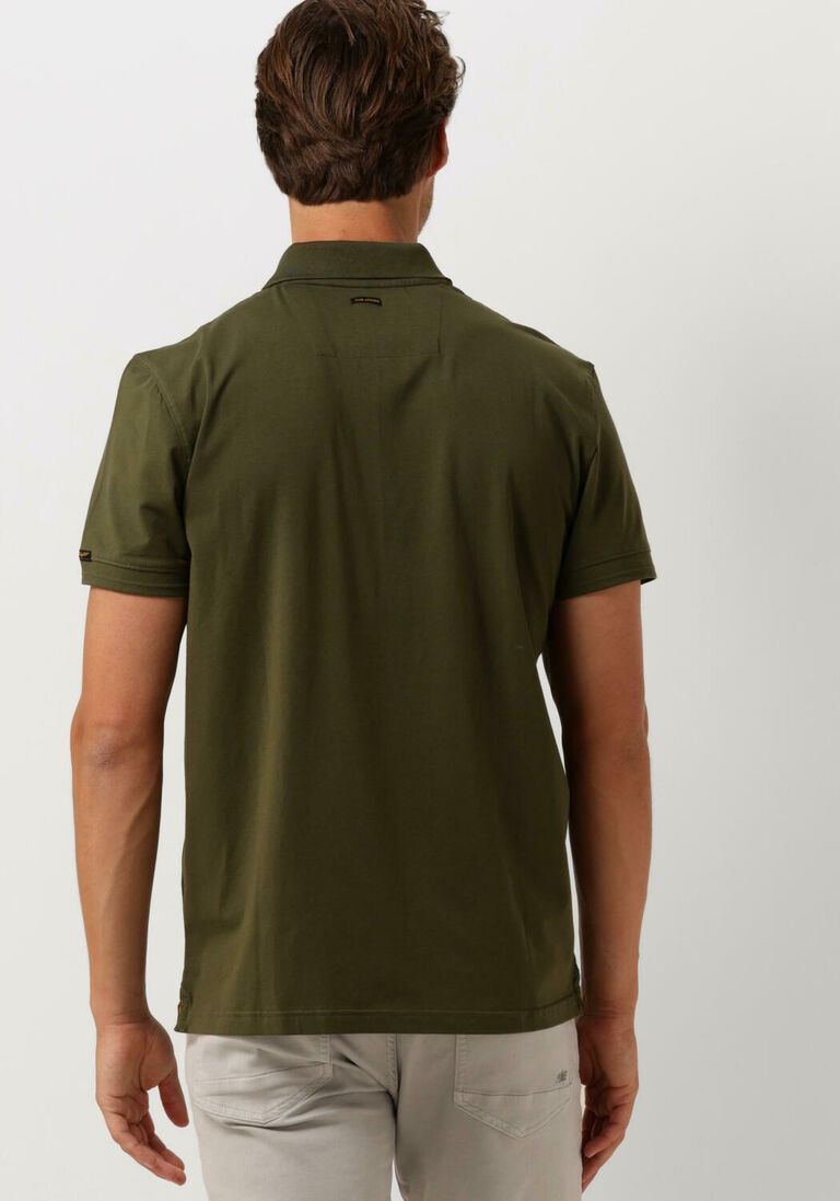 PME LEGEND groene pme legend polo short sleeve polo stretch jersey