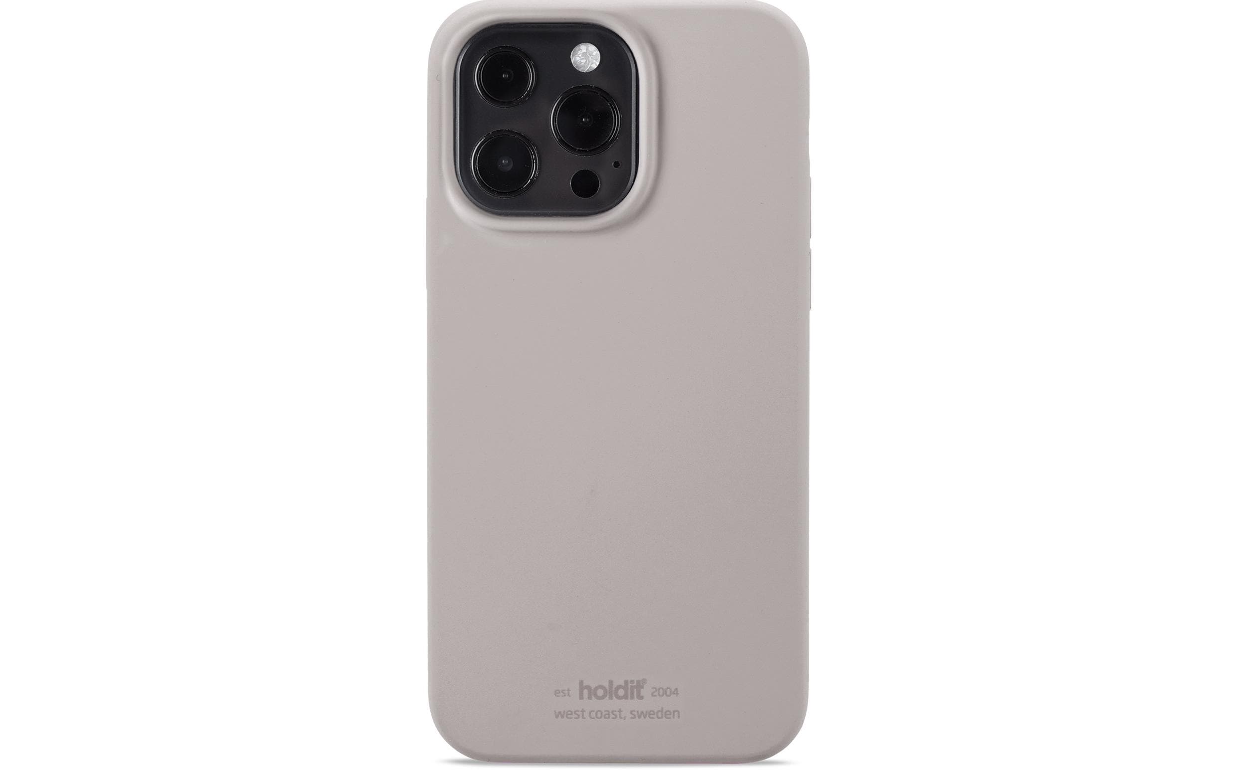 Back Cover Silicone iPhone 13 Pro TaupeModerne Handyhülle aus ultradünnem und griffigem Silikon für das Apple iPhone 13 Pro