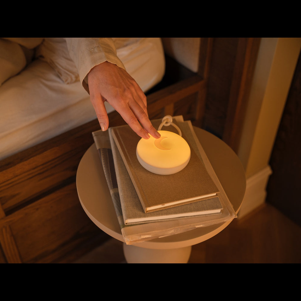 Køb Moonboon Natlampe Cream White
