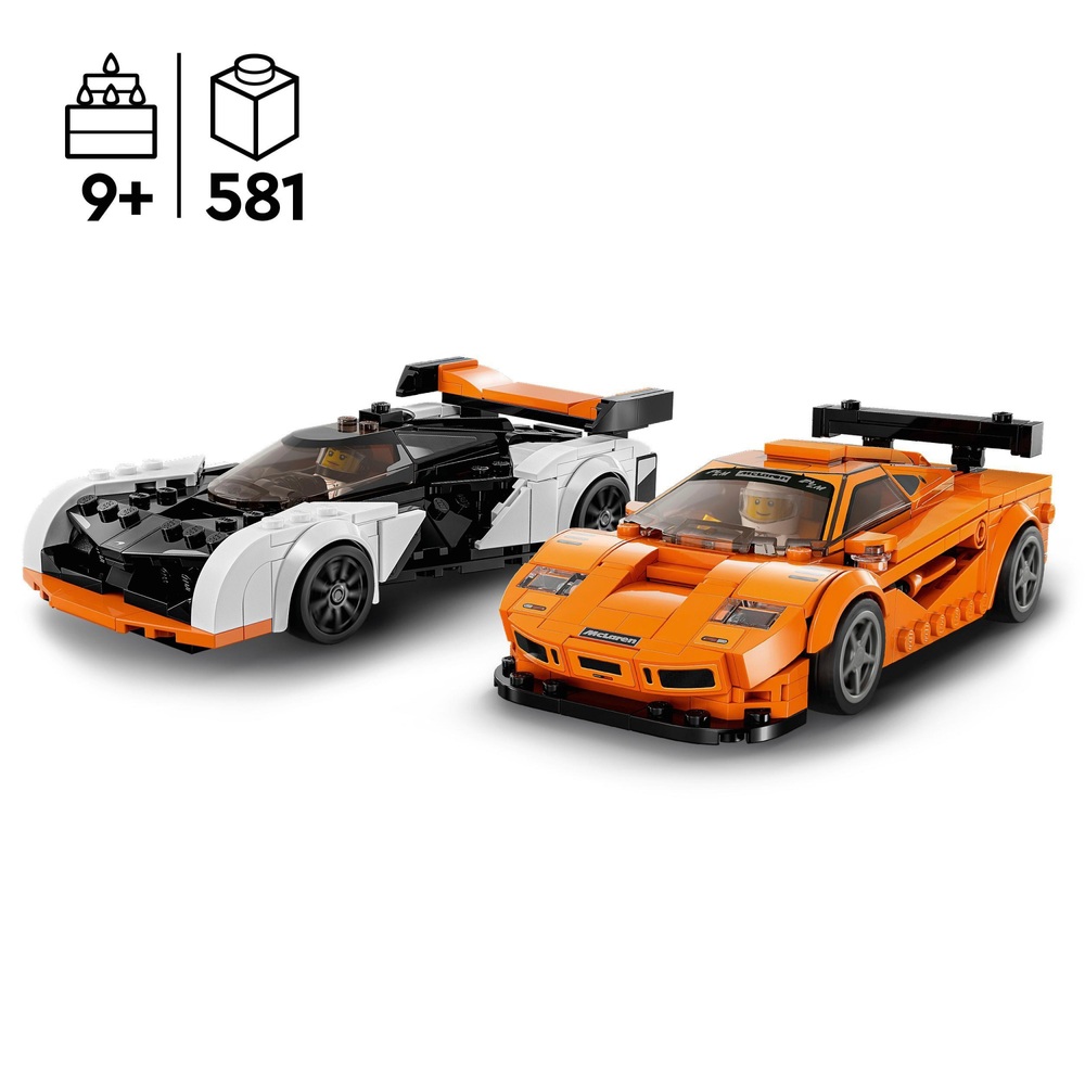 LEGO Speed Champions 76918 McLaren Solus GT & McLaren F1 LM Spielzeugautos