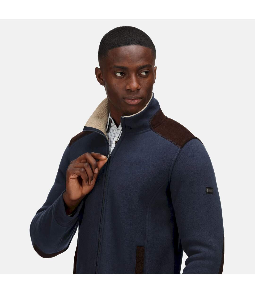 Regatta Veste polaire à fermeture éclair intégrale Faversham pour hommes (Marine) - UTRG7401