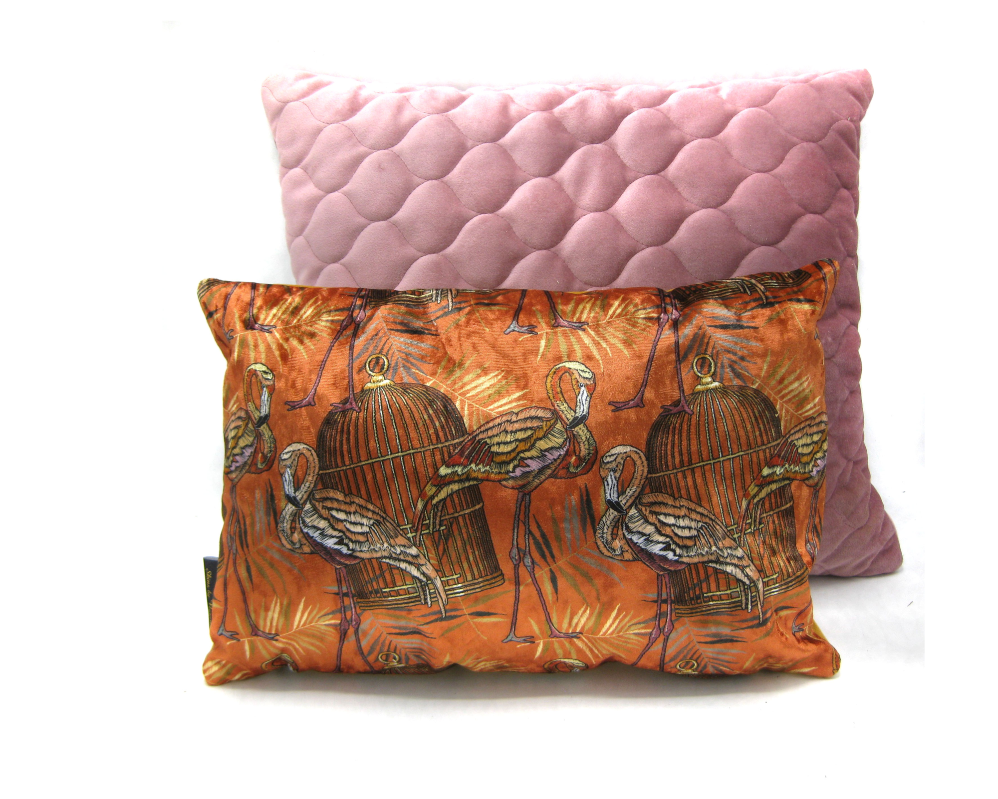 Kussen Flamingo 45 x 45 cm Oranje