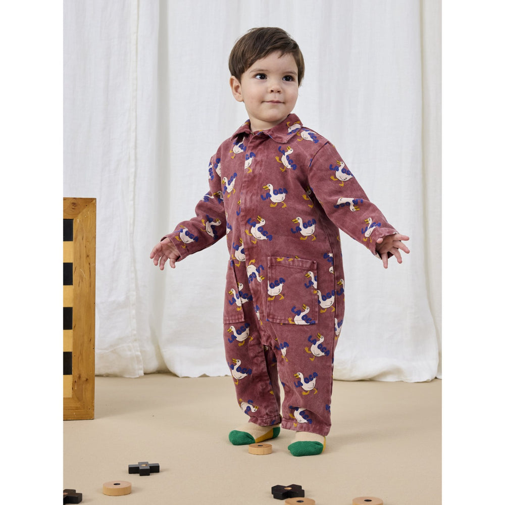 Køb Bobo Choses Brown La Oca All Over Woven Overall