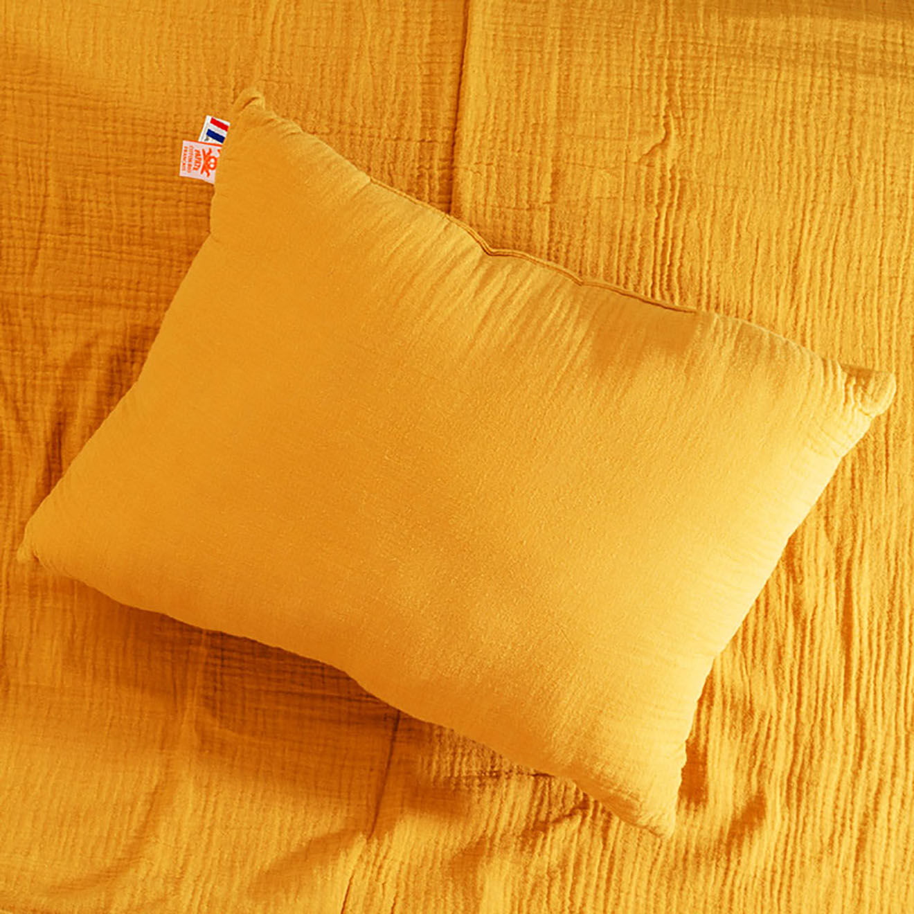 Papate Coussin Rectangle en Coton Bio honey - 30x40 cm