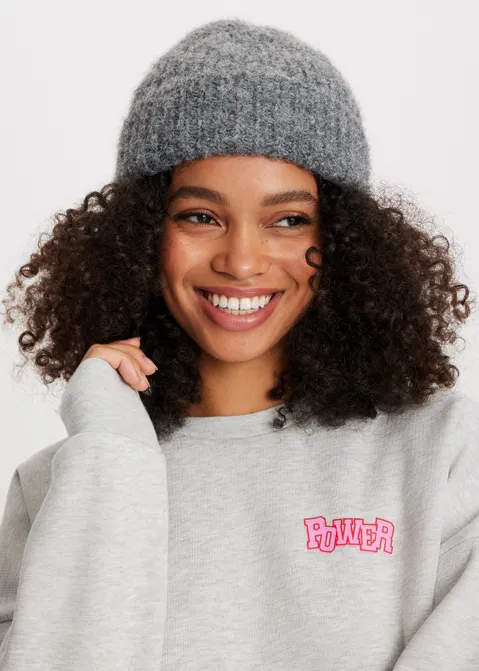 Beanie zacht grijs (GRS.D)