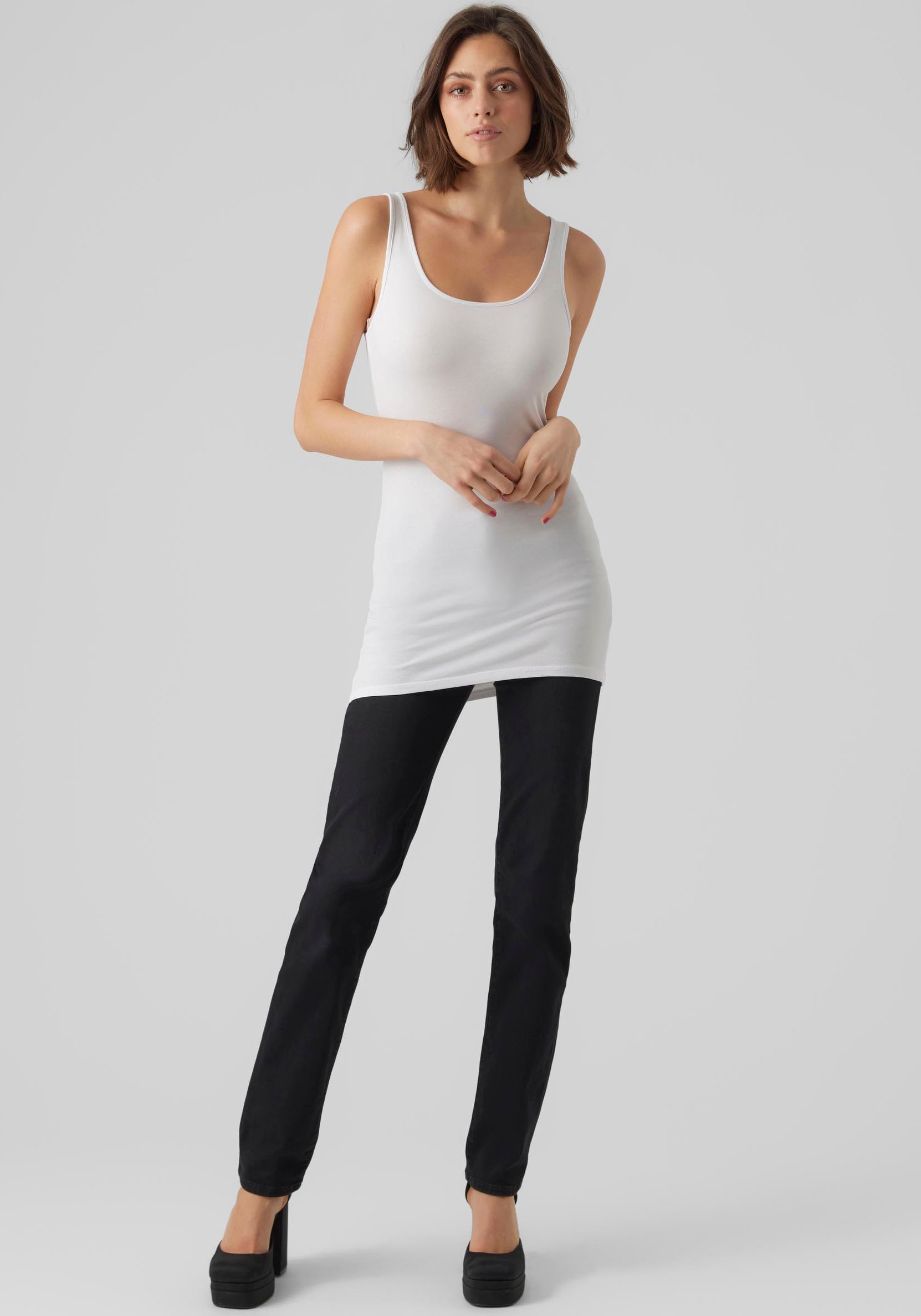 Vero Moda Tanktop »VMMAXI MY SOFT LONG TANK TOP 2-PACK«, 2 Stk.