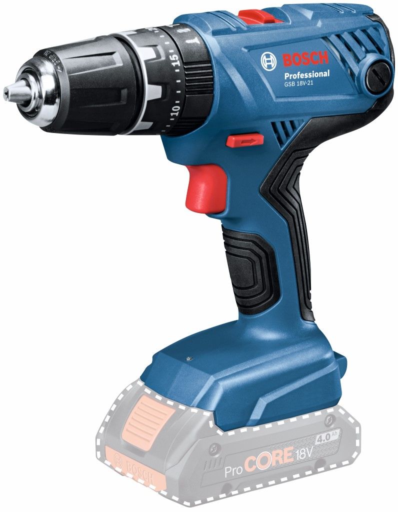 Bosch GSB 18V-21 Accu schroefklopboormachine - 06019H1176