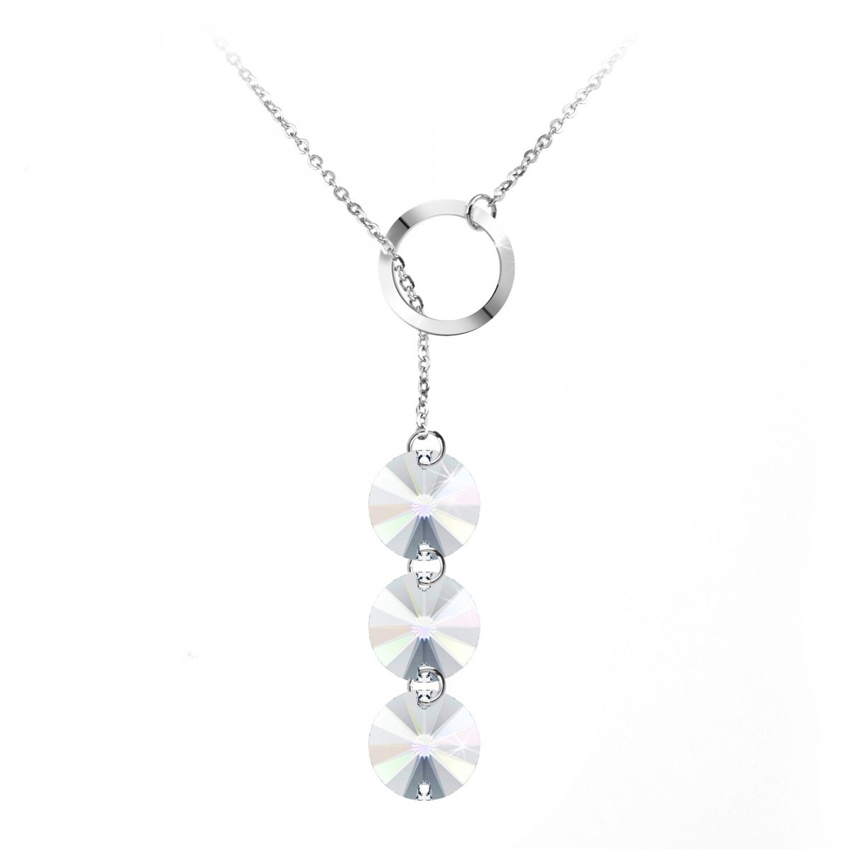 Collier mode SC Crystal orné de Cristaux scintillants