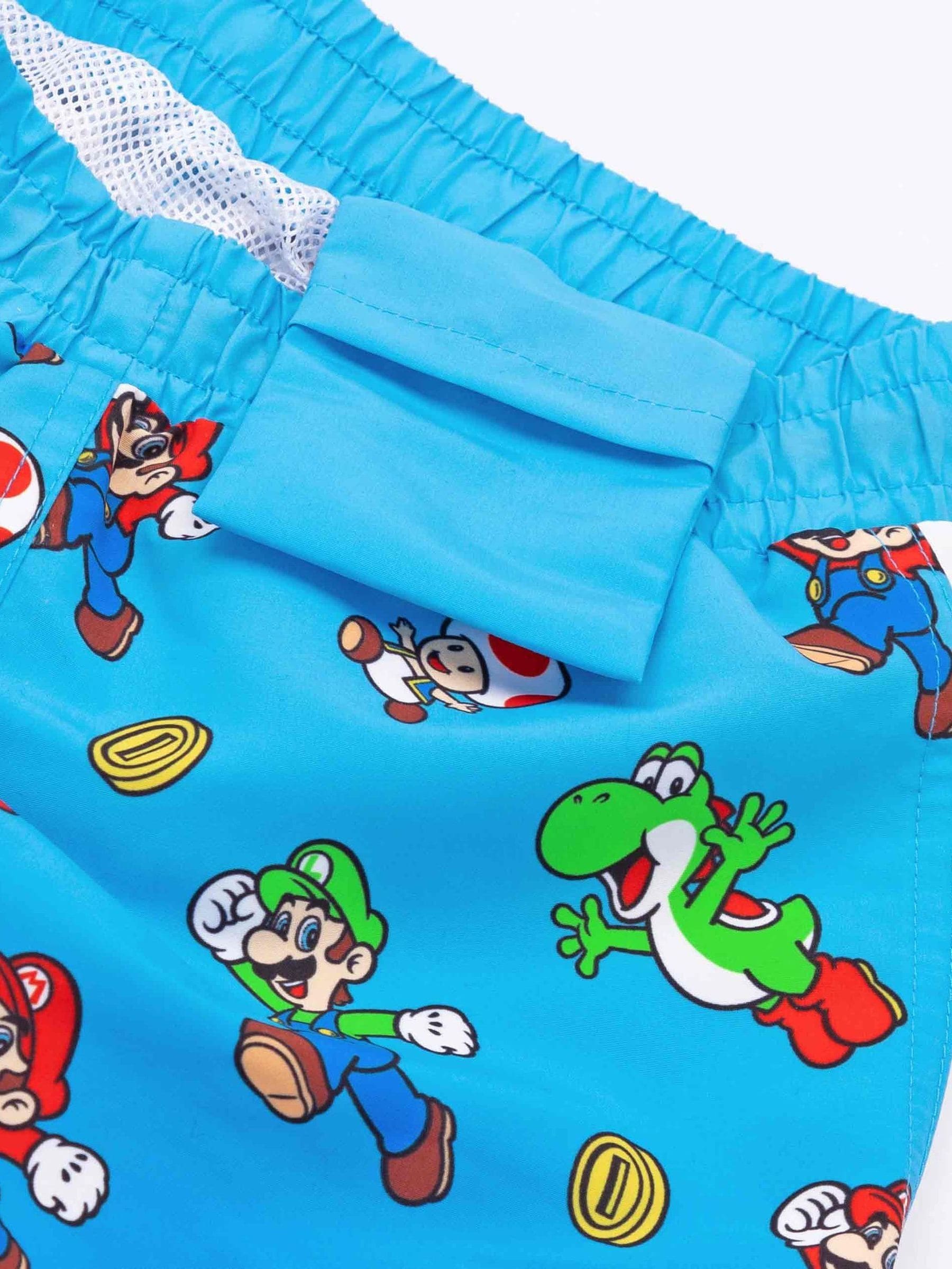 Vanilla Underground zwemshort met Super Mario Bros-licentieprint - Jongens