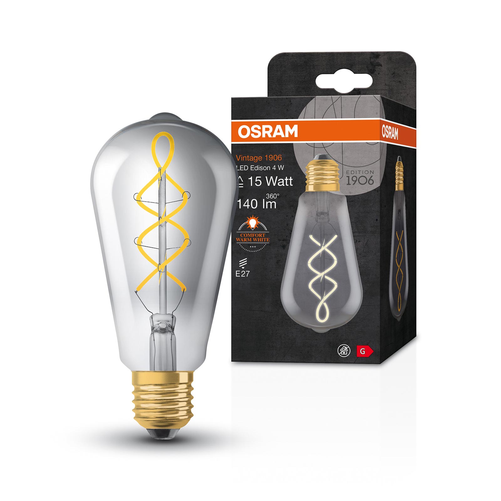 LED-Leuchtmittel 1906 Edison - Filament Kolben - E27