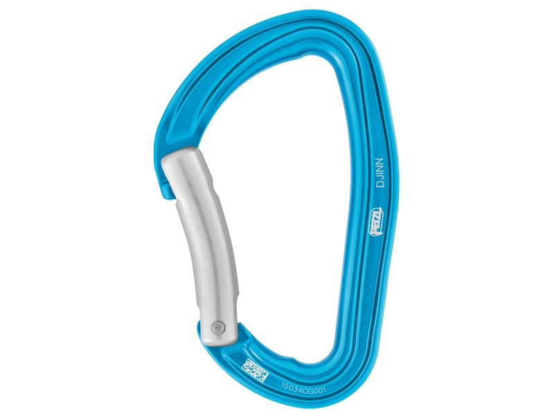 Petzl Karabiner Djinn Bent Gate Robuster Karabiner zum Sportklettern