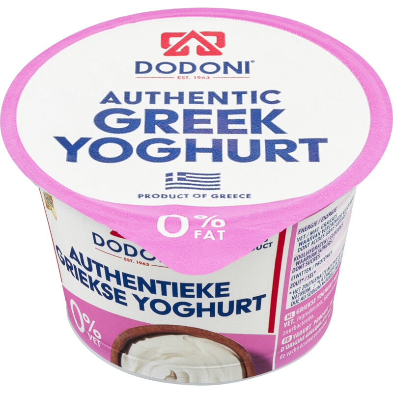 Dodoni Griekse yoghurt 0% vet