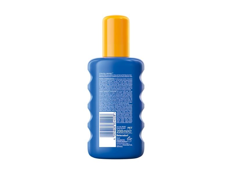 NIVEA SUN Sonnenspray Protect and Moisture LSF 30 200 ml Feuchtigkeitsspendende Sonnencreme mit hohem Schutz