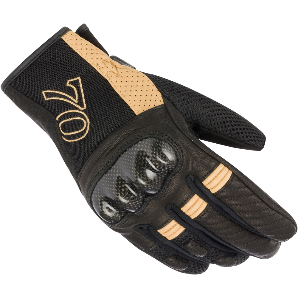 Segura - Gants femme Lady Russell Noir / Beige
