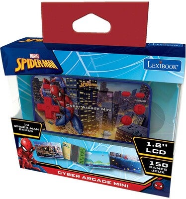 Marvel Spider-Man Cyber Arcade Pocket, 150 Spill Spillkonsoll