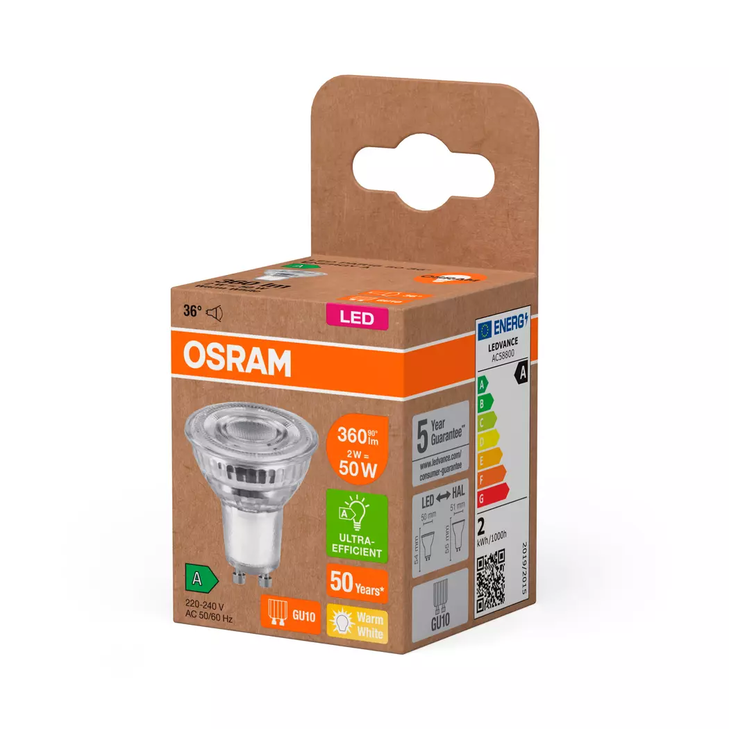 LED Strahler GU10/2 Watt/Energie A