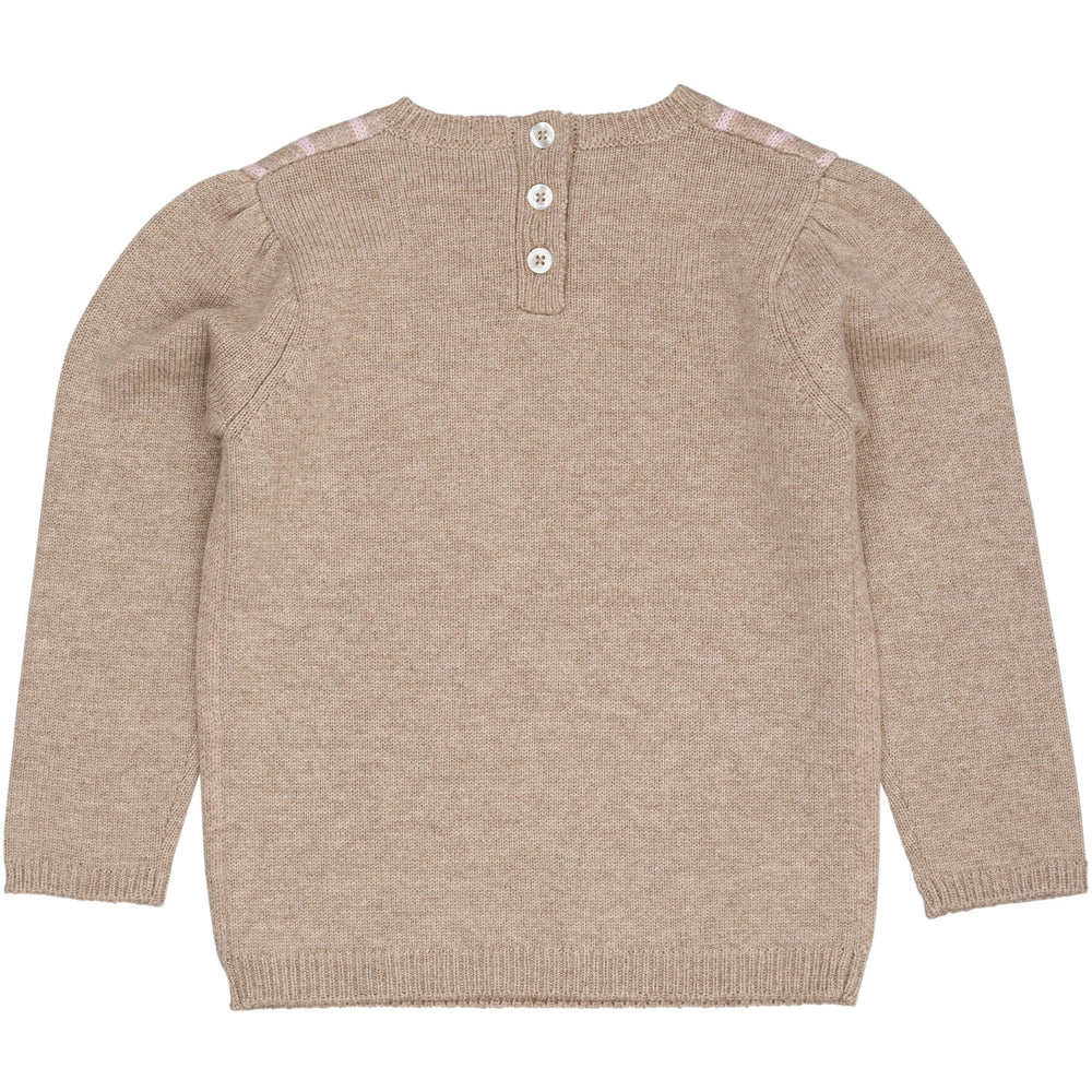 Køb COPENHAGEN COLORS Sand/Bubblegum Comb. Cashmere Sløjfe Deco Bluse
