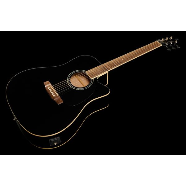 Harley Benton CLD-60SCE BK Visual Art Bundle