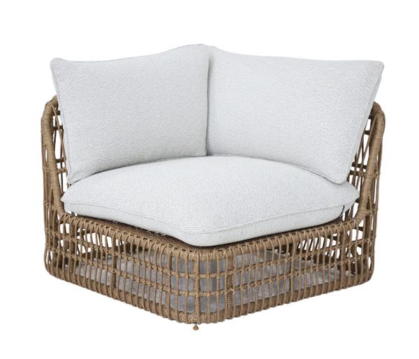 Royal Garden Geflecht-Sofa Norden, 3-teilig