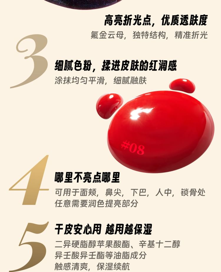LEEMEMBER - Apple Series Hydrating Blush - 4 kleuren